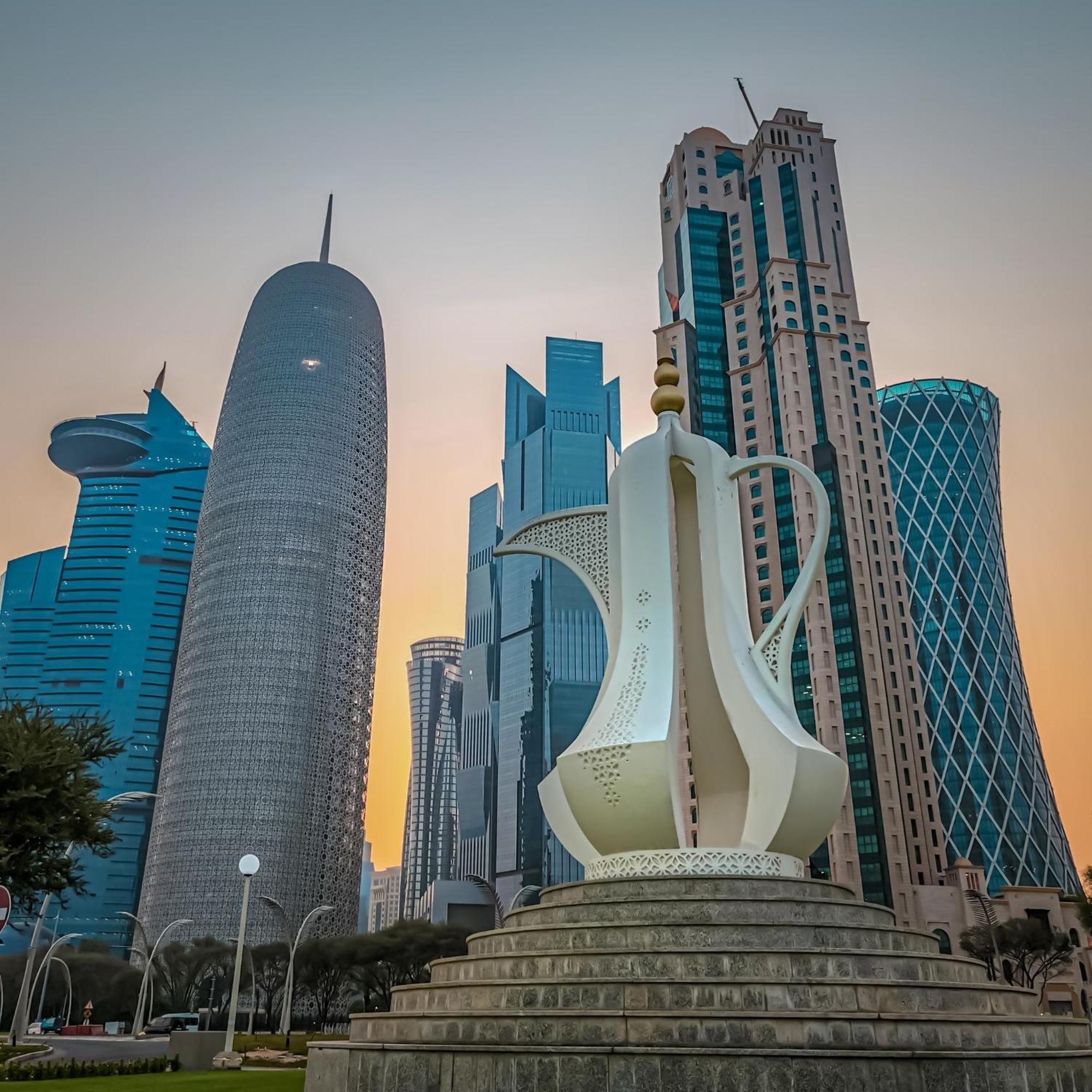 City Centre Rotana Ντόχα Εξωτερικό φωτογραφία Doha skyline